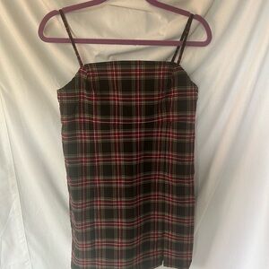 Garage Mini Plaid Dress Size lg
